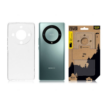 Silikonski ovitek "TPU KRYT PRO" za Honor Magic 5 Lite 5G - Prozorna – Tactical – Prozorna / TPU silikon