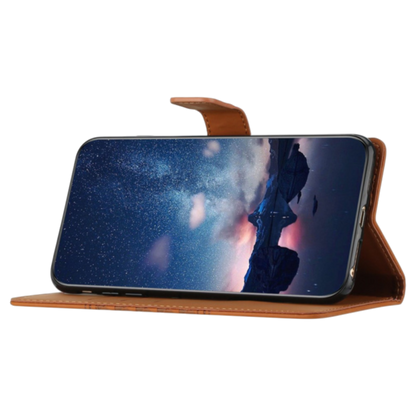 Preklopna torbica "cube" za Samsung Galaxy S9 Plus, rjava – Infostyle