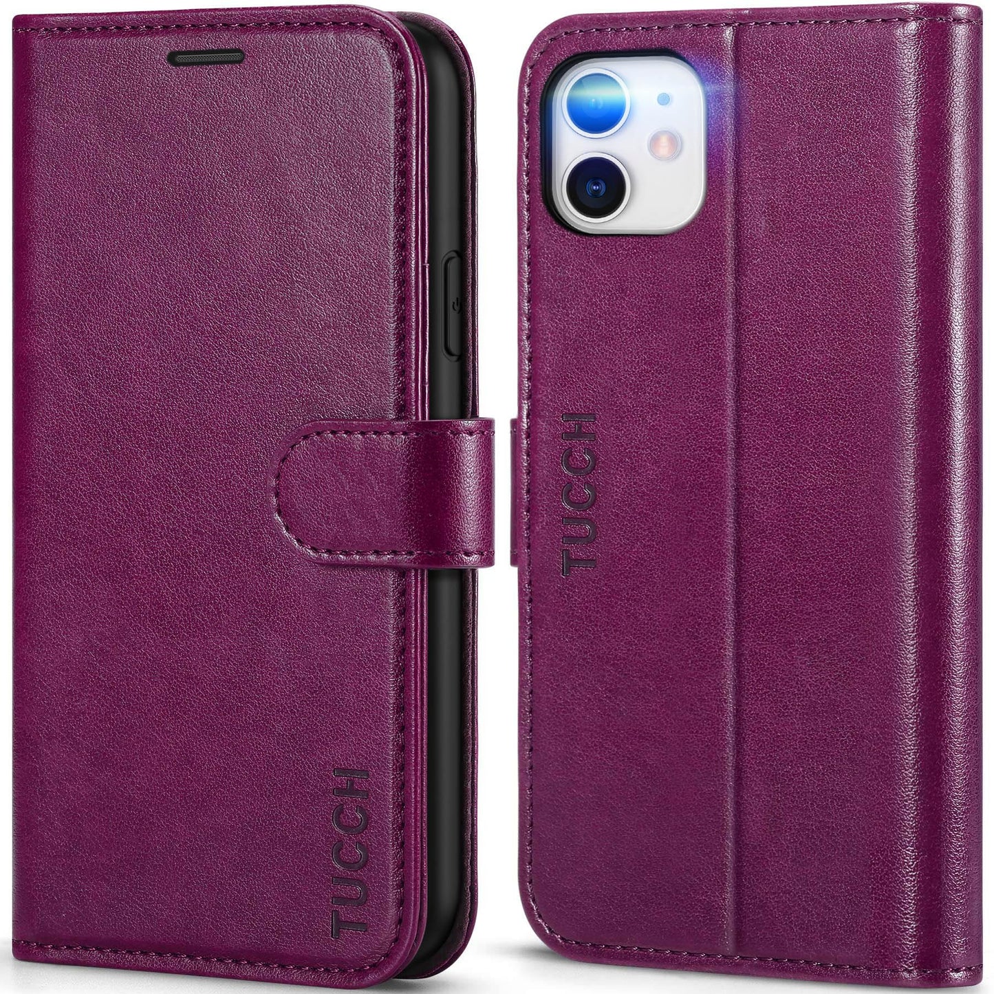 Preklopni ovitek TUCCH iPhone 11 sliva zašèitna torbica