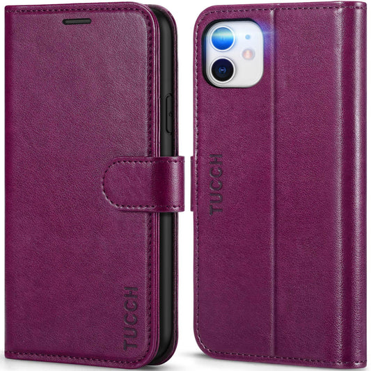 Preklopni ovitek TUCCH iPhone 11 sliva zašèitna torbica