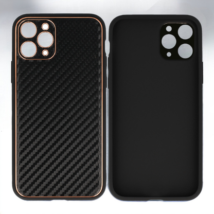 Ovitek "Leather Carbon" za iPhone 11 Pro – Tel Protect