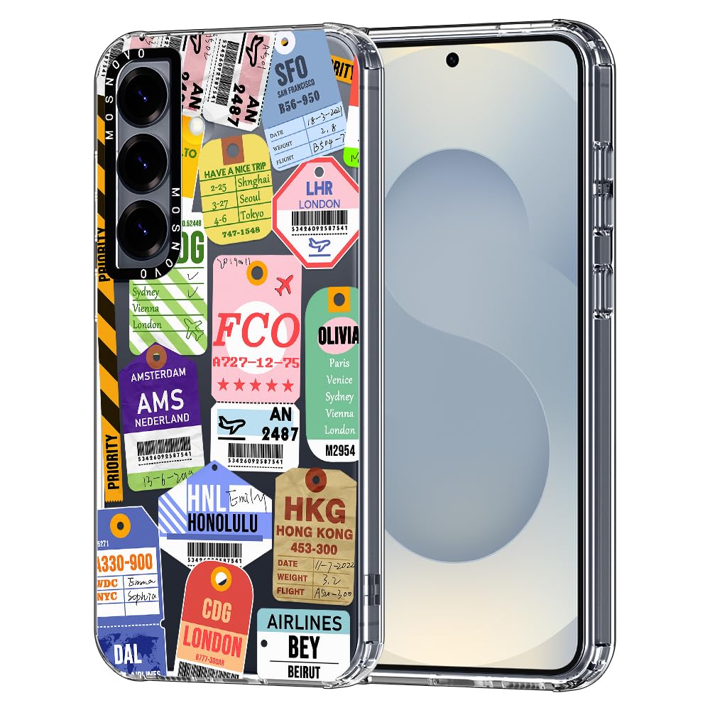 Ovitek MOSNOVO Samsung Galaxy S25 Nalepke za vozovnice