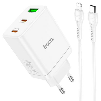 Hoco polnilni komplet - Polnilec 35W + kabel USB C v Lightning