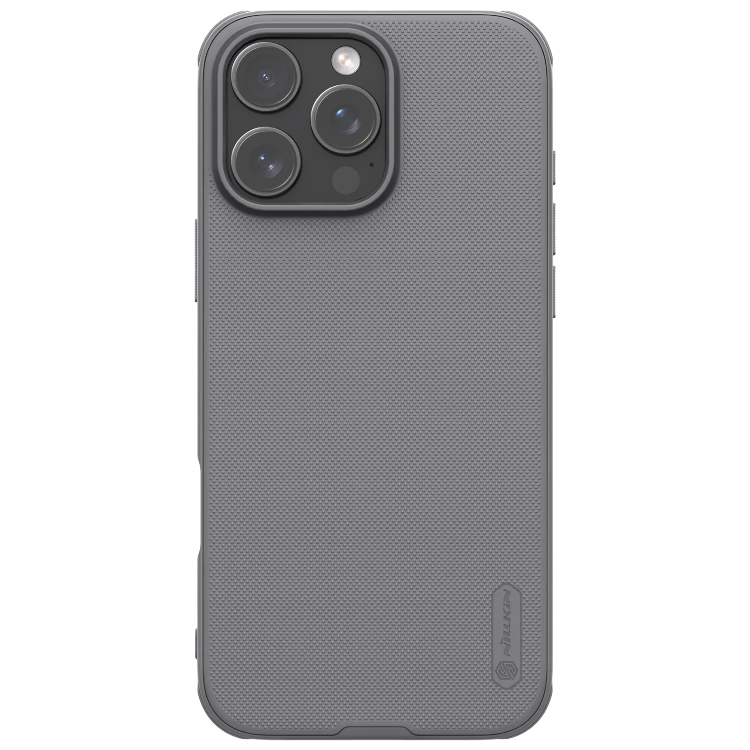 Ovitek za telefon "Super Frosted Shield" iPhone 16 Pro – Nillkin – Siva / PC