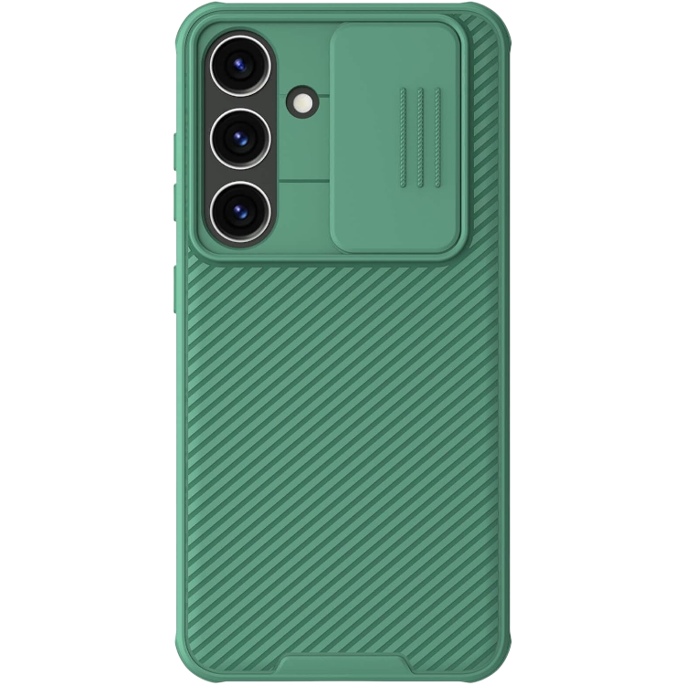 Ovitek za telefon "Camshield" Samsung Galaxy S22 Plus – Nillkin – Temno zelena / PC + TPU silikon