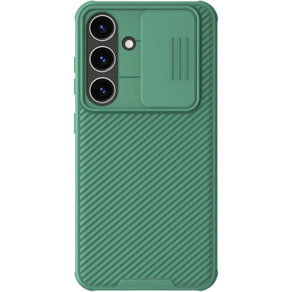 Ovitek za telefon "Camshield" Samsung Galaxy S22 Plus – Nillkin – Temno zelena / PC + TPU silikon