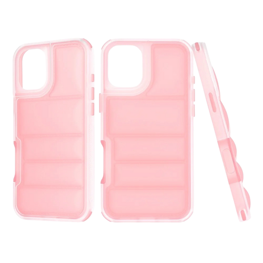 Ovitek za telefon "Wave Shield" iPhone 16 – Infostyle – Roza