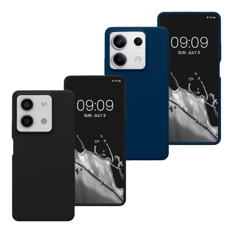 Ovitek za telefon "Silicone Matte" Xiaomi Redmi Note 13 – Infostyle – Črna