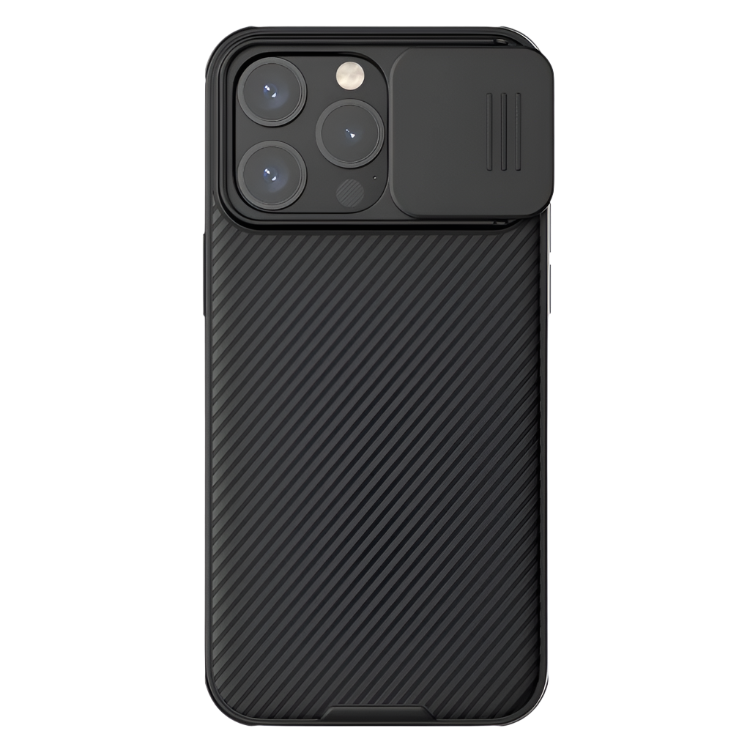 Ovitek za telefon "CamShield Pro" iPhone 15 Pro – Nillkin – Črna