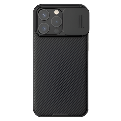 Ovitek za telefon "CamShield Pro" iPhone 15 Pro – Nillkin – Črna