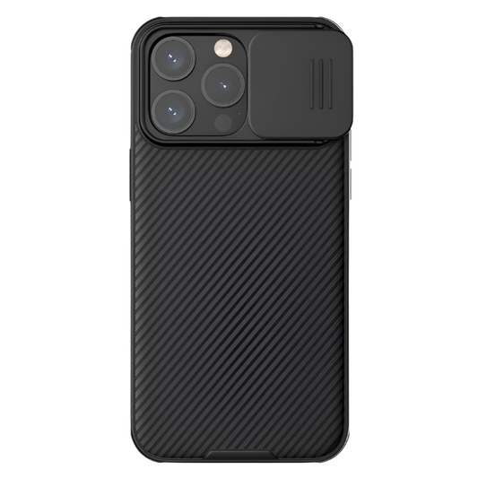 Ovitek za telefon "CamShield Pro" iPhone 15 Pro – Nillkin – Črna