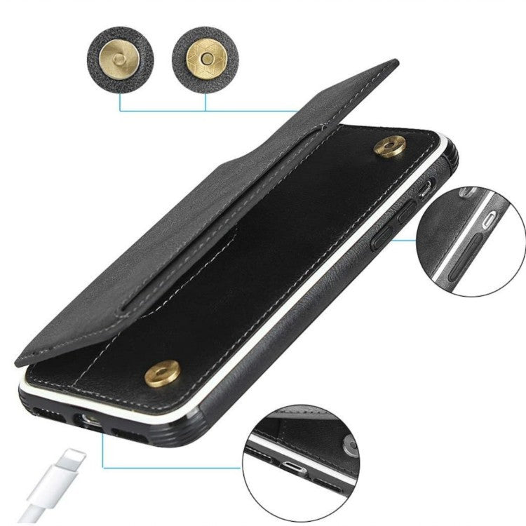 Ovitek za telefon "Leather Book" iPhone X/XS – Infostyle