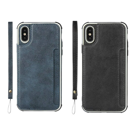 Ovitek za telefon "Leather Book" iPhone X/XS – Infostyle – Črna