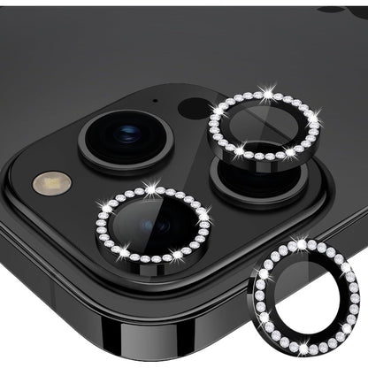 Zaščita za kamero "LensShield Diamond" iPhone 15 Pro/iPhone 15 Pro Max – Infostyle – Črna
