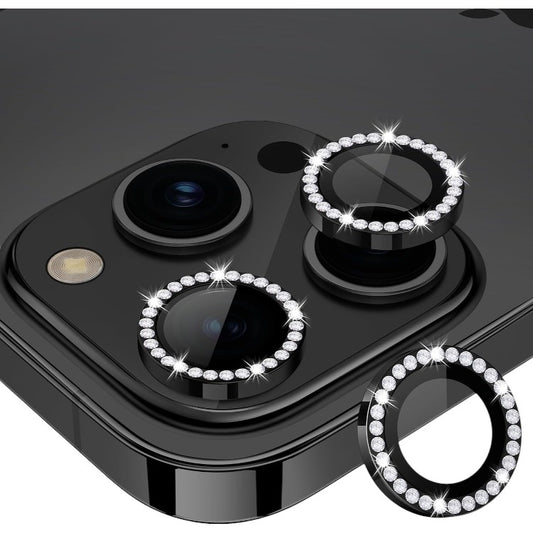 Zaščita za kamero "LensShield Diamond" iPhone 15 Pro/iPhone 15 Pro Max – Infostyle – Črna