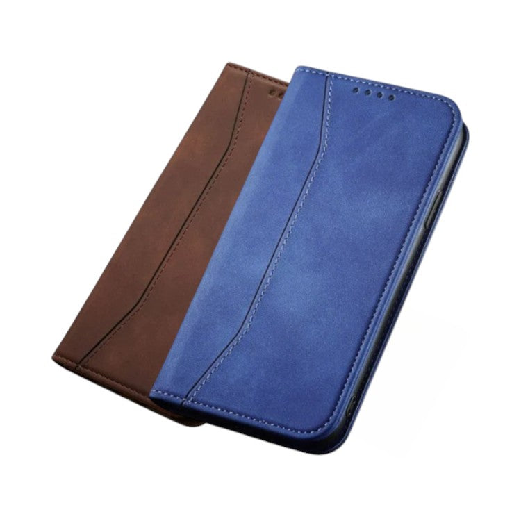 Preklopna torbica "Leather" iPhone 13 Pro – Infostyle – Rjava