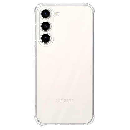 Ovitek za telefon z vrvico + 2x zaščitno steklo "Clear Case" Samsung Galaxy S23 – Infostyle – Prozorna
