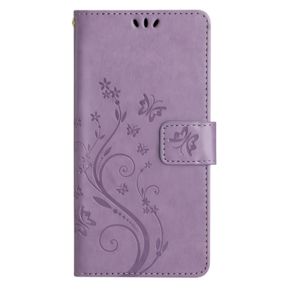 Preklopna torbica "Butterfly Vine" Samsung Galaxy S23 FE – Infostyle – Vijolična