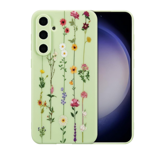 Ovitek za telefon "ZTOFERA Flowers" Samsung Galaxy S24 Plus – Infostyle – Zelena