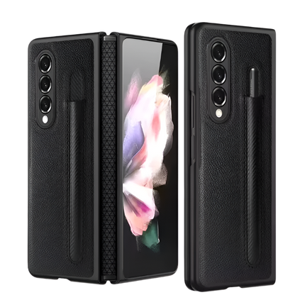 Ovitek za telefon "Vegan with S Pen" Samsung Galaxy Z Fold 4 – Infostyle – Črna