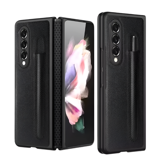 Ovitek za telefon "Vegan with S Pen" Samsung Galaxy Z Fold 4 – Infostyle – Črna
