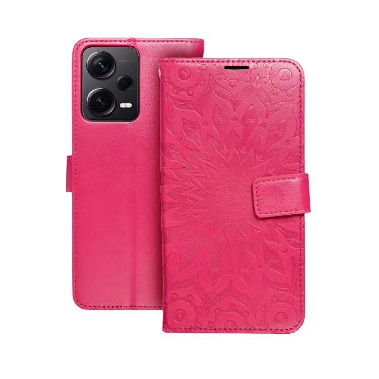 Preklopna torbica "Flower" Redmi Note 12 Pro Plus 5G – Infostyle – Roza