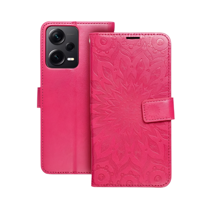 Preklopna torbica "Flower" Redmi Note 12 Pro Plus 5G – Infostyle – Roza