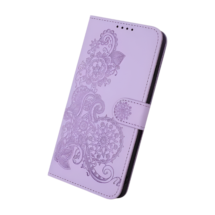 Preklopna torbica "Flower" Xiaomi Redmi Note 12 Pro/Poco X5 Pro – Infostyle – Vijolična