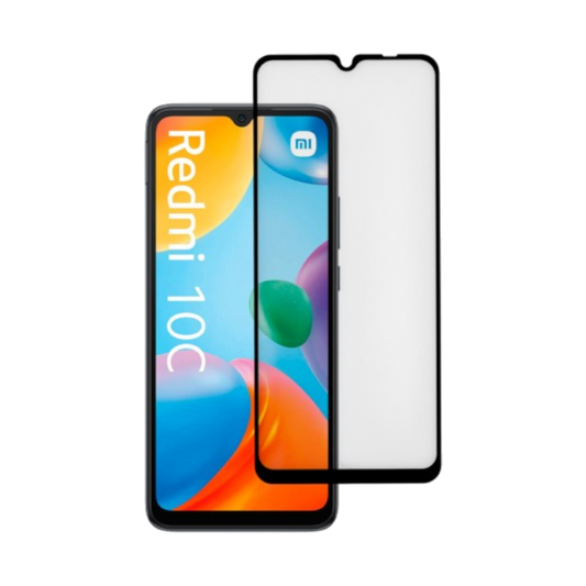 Zaščitno steklo "Black Border" Xiaomi Redmi 10C – Infostyle