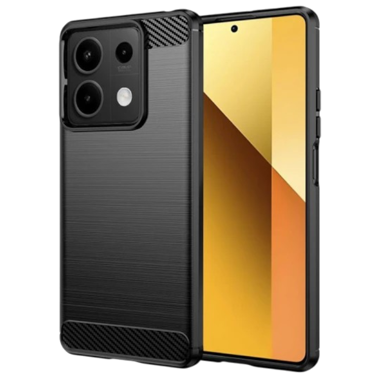 Ovitek za telefon "Carbon" Xiaomi Redmi Note 13 5G – Infostyle – Črna