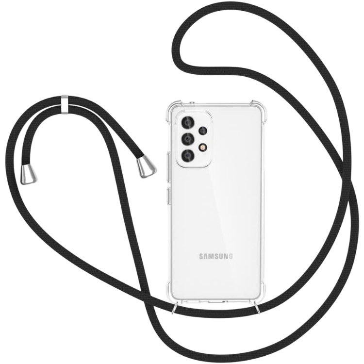 Ovitek za telefon z vrvico "Antishock" Samsung Galaxy A53 5G – Infostyle – Prozorna