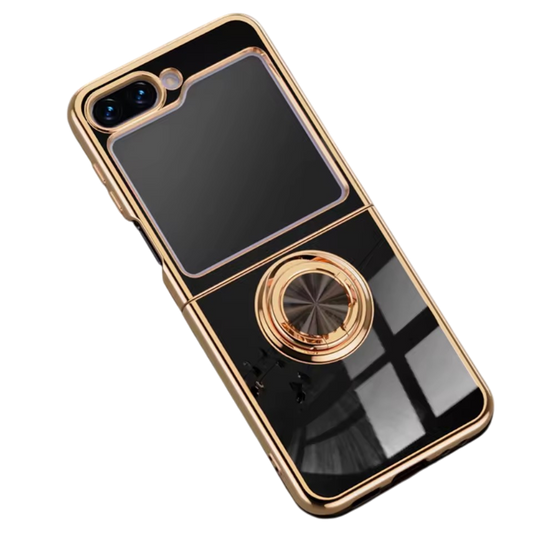 Ovitek za telefon "Ring Gold" Samsung Galaxy Z Flip 5 – Infostyle – Črna