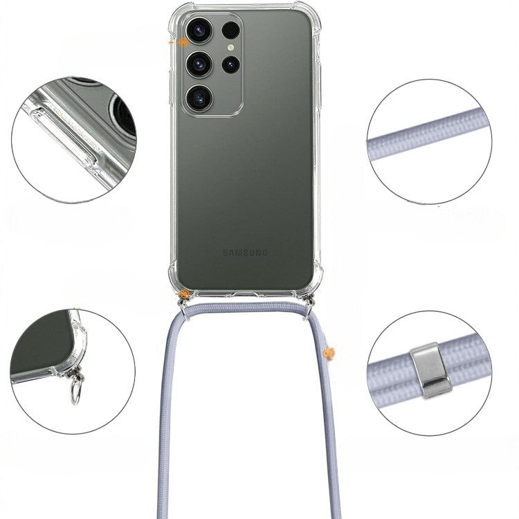 Ovitek za telefon z vrvico "Antishock" Samsung Galaxy S23 Ultra – Infostyle