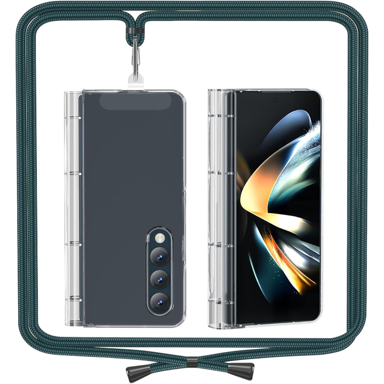 Ovitek za telefon z vrvico "ANFAIRLACE 360" Samsung Galaxy Z Fold 4 – Infostyle – Zelena