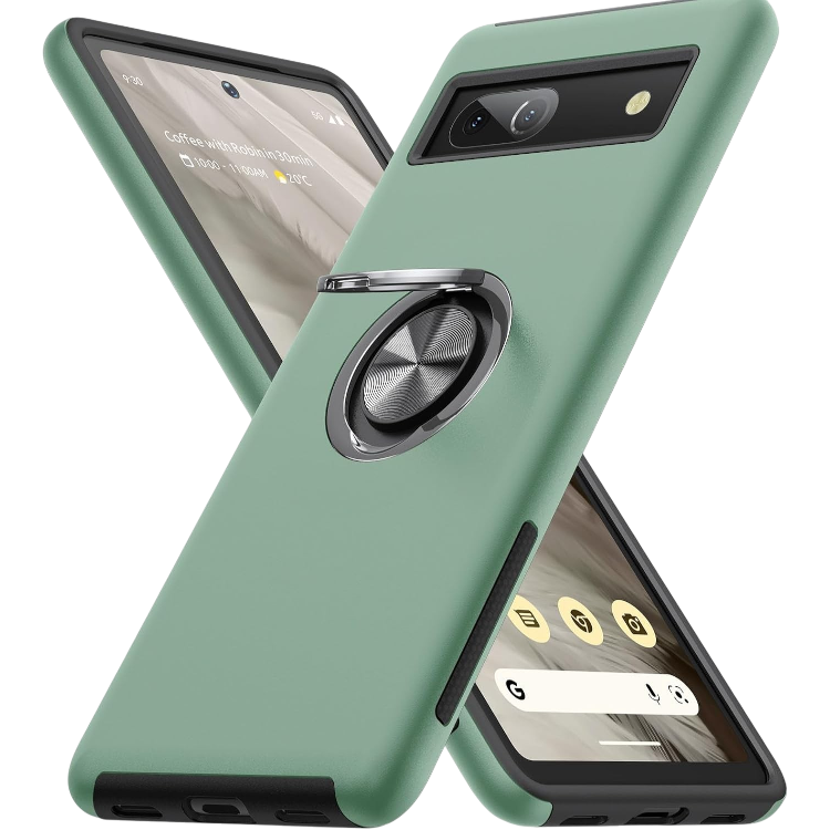 Ovitek za telefon "Ring Stand" Google Pixel 7A – Infostyle – Zelena