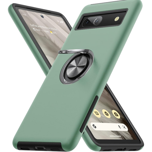 Ovitek za telefon "Ring Stand" Google Pixel 7A – Infostyle – Zelena
