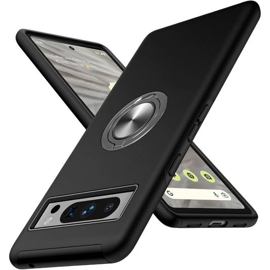 Ovitek za telefon "JAME Ring" Google Pixel 8 – Infostyle – Črna