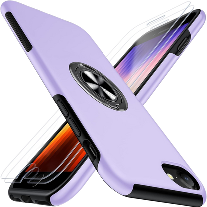 Ovitek za telefon "AOUIA Ring" Samsung Galaxy S21 FE – Infostyle – Srebrna