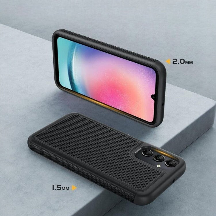 Ovitek za telefon + zaščitno steklo "FNTCASE" Samsung Galaxy A24 4G/A25 5G – Infostyle