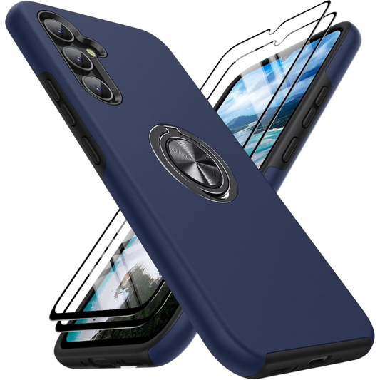 Ovitek za telefon "AOUIA Ring" Samsung Galaxy A34 5G – Infostyle – Modra