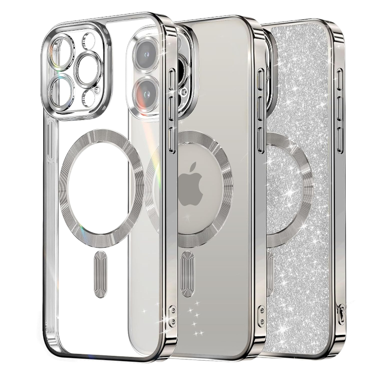 Ovitek za telefon "Meifigno Candy MagSafe" iPhone 15 Pro – Infostyle – Srebrna