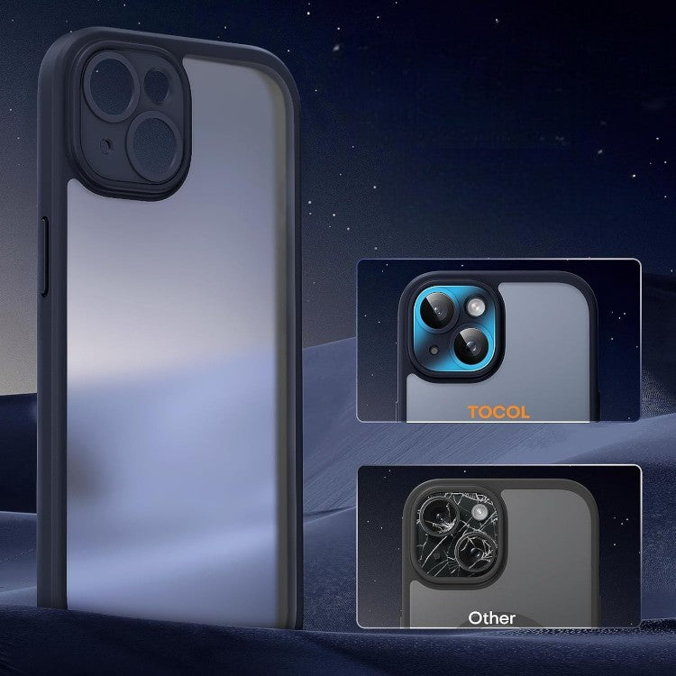 Ovitek za telefon + zaščitno steklo "Tocol" iPhone 15 – Infostyle