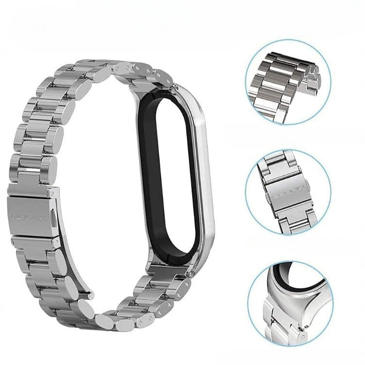 Pašček za uro z okvirjem "Metal" Xiaomi Mi Band 7 – Infostyle – Zlata