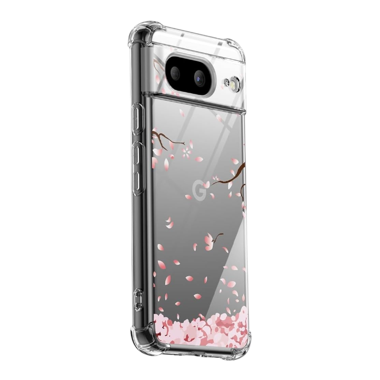 Ovitek za telefon "Falling Petals" Google Pixel 8 Pro – Infostyle – Prozorna