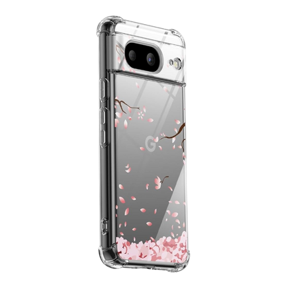 Ovitek za telefon "Falling Petals" Google Pixel 8 Pro – Infostyle – Prozorna