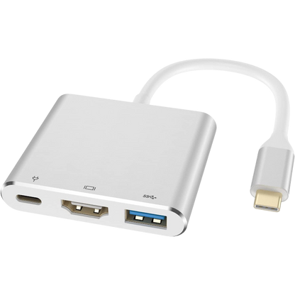 Adapter USB C v HDMI, USB-C, USB – Infostyle