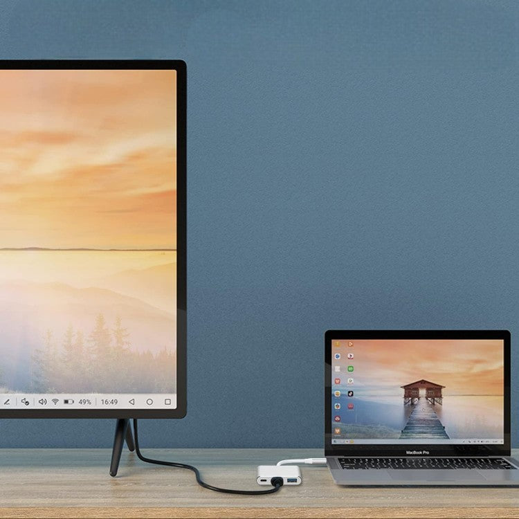 Adapter USB C v HDMI, USB-C, USB – Infostyle