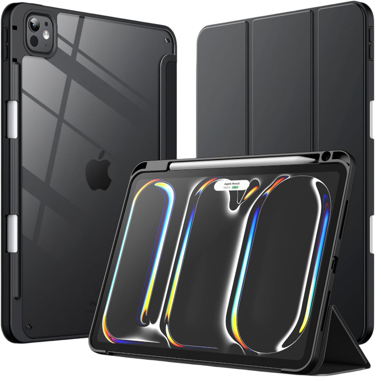 Ovitek za tablico z držalom za svinčnik "JETech" iPad Pro 11" (2022/2021/2020/2018) – Infostyle – Črna