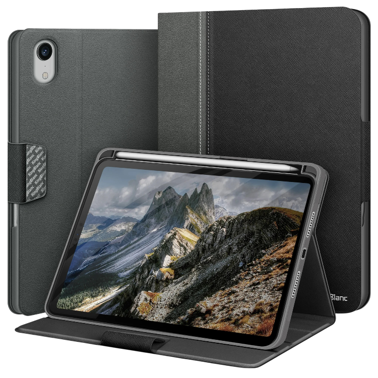 Ovitek za tablico z držalom za pisalo "KingBlanc" iPad Mini 6. generacija 8,3" – Infostyle – Črna