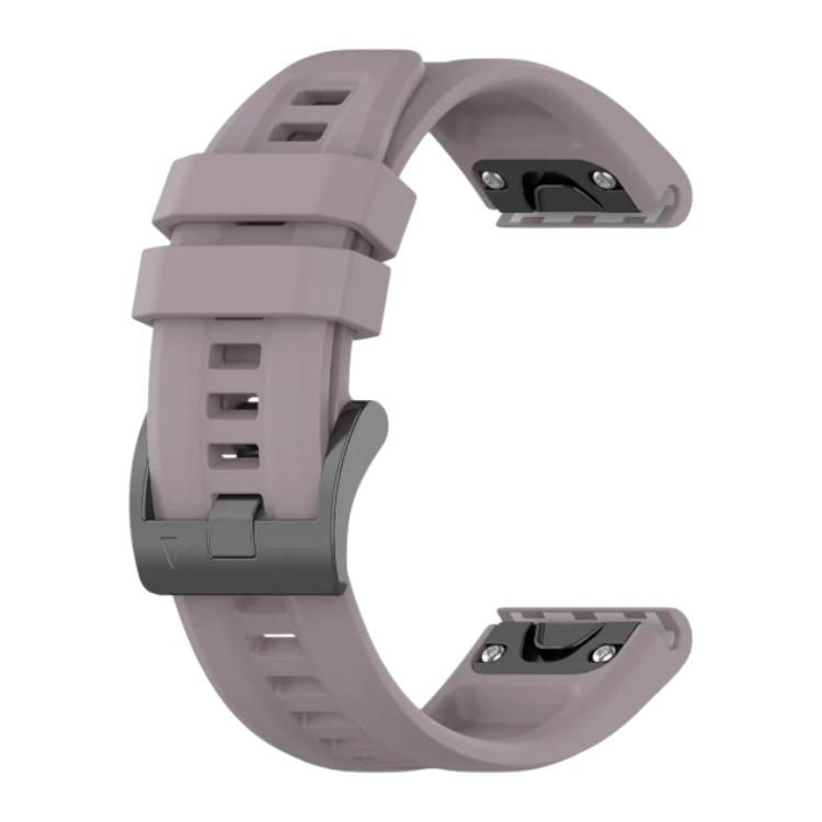 Pašček za uro "Techsuit Silicone 26mm" Garmin Fenix 3/3 HR/5X/5X Plus/6X/6X Pro/7X/7X Pro Solar – Infostyle – Vijolična